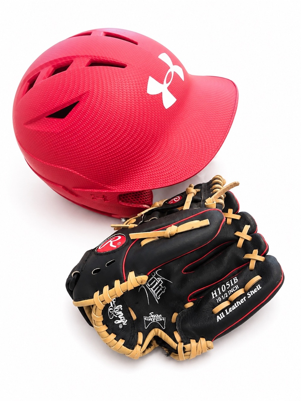 Rawlings Sure Catch Youth Baseball Glove 10.5” Black Tan H1051B